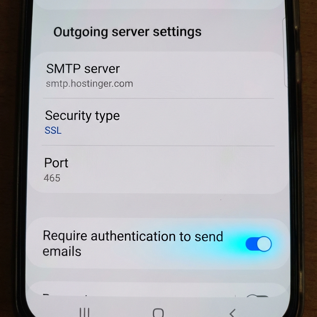 SMTP Kimlik Doğrulama Ayarı